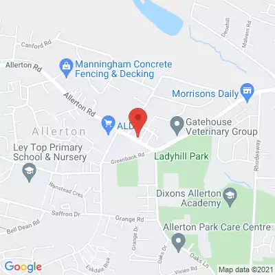 Allerton Dental Practice map