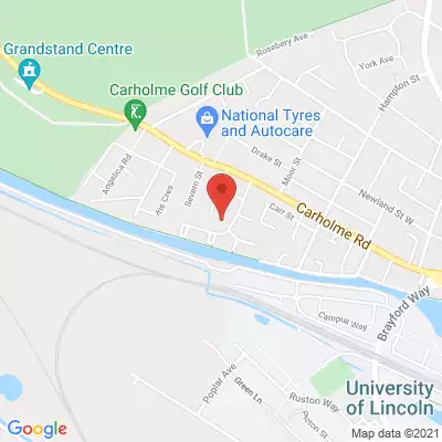 Carholme Dental map
